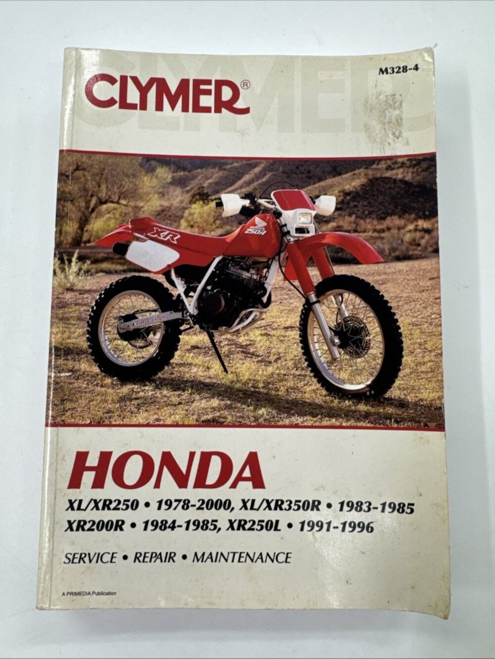 Clymer Honda XL XR250 XR200R XR250L Service Repair Manual 2002 Primedia PB